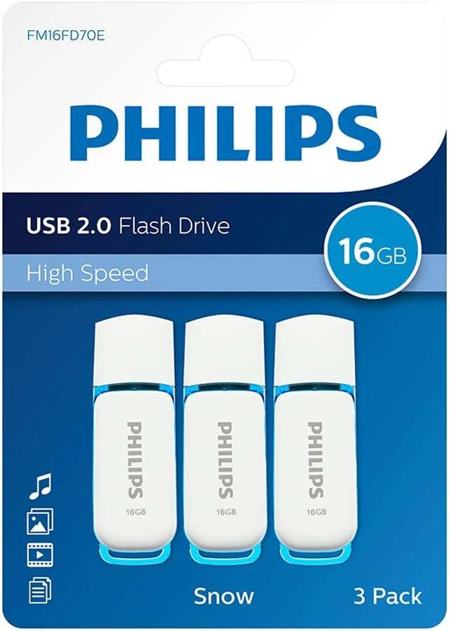 Memòria USB Philips Snow 16Gb 3u