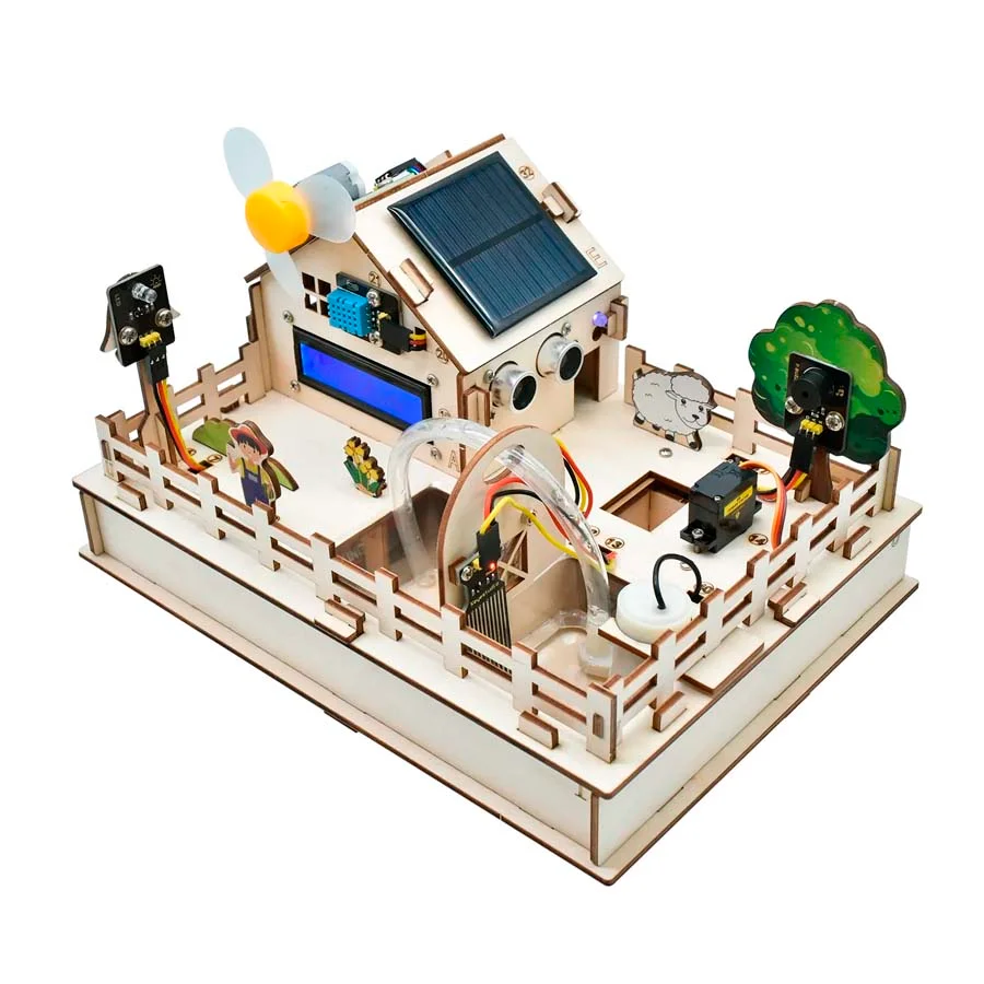<p><strong>Keyestudio Smart Farm amb placa ESP32</strong><br><br>El Keyestudio Smart Farm amb placa ESP32 és un complet kit educatiu per introduir...