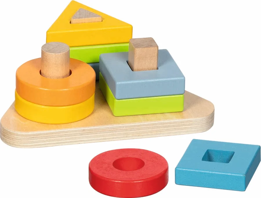 <strong>Encaix classificació triangle de Goki</strong><br><br>És una sofisticada joguina de fusta dissenyada per potenciar el raonament lògic i la...