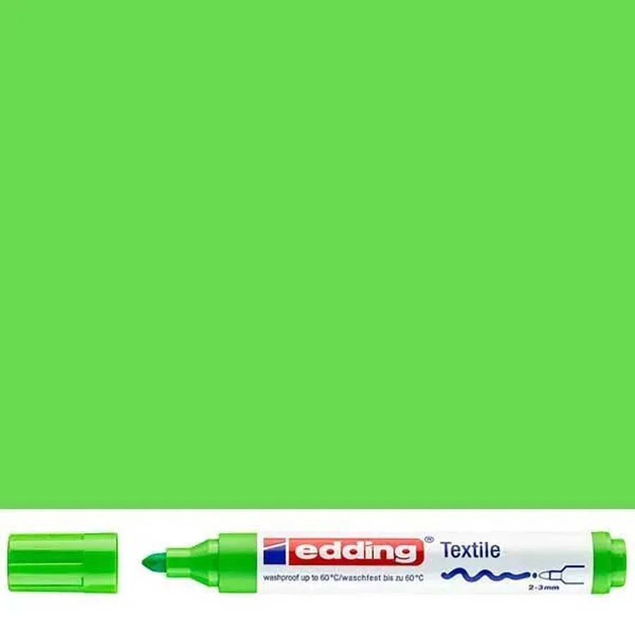 Retolador Edding Textile 4500 verd clar