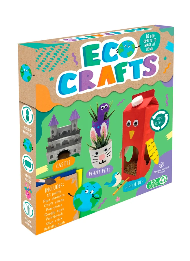 Create amazing crafts using your recycling. This kit shows you how to upcycle juice cartons, plastic bottles, boxes and more. With simple steps an...
