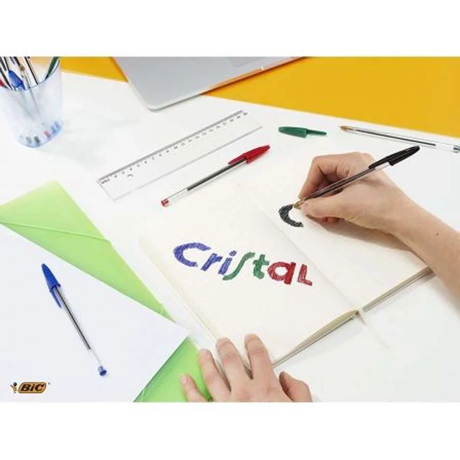Bolígrafs Bic Cristal assortit 8+2u