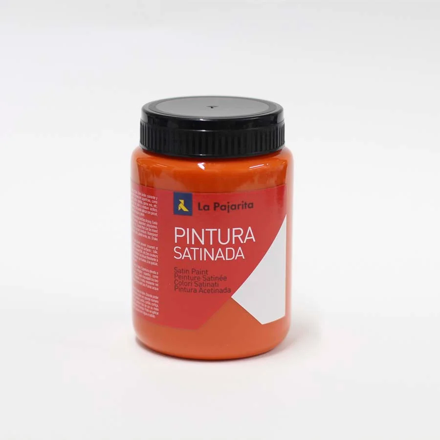 Pintura satinada La Pajarita L-06 375ml taronja