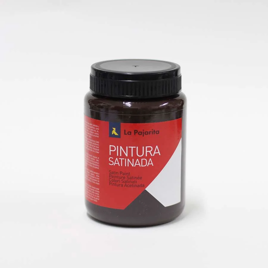 Pintura satinada La Pajarita L-10 375ml marró