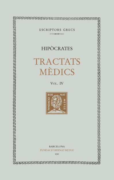 El quart volum dels Tractats mèdics d'Hipòcrates conté el tractat El règim de vida.
