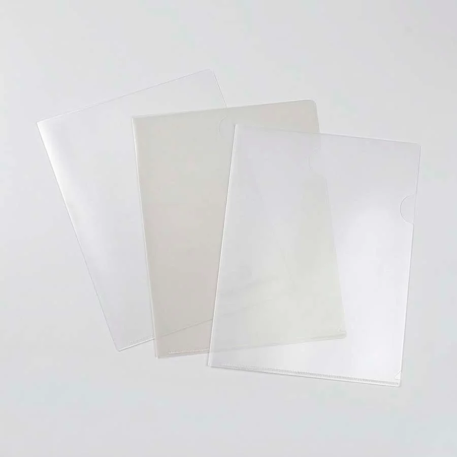 Dossier amb ungla Foli transparent 10u