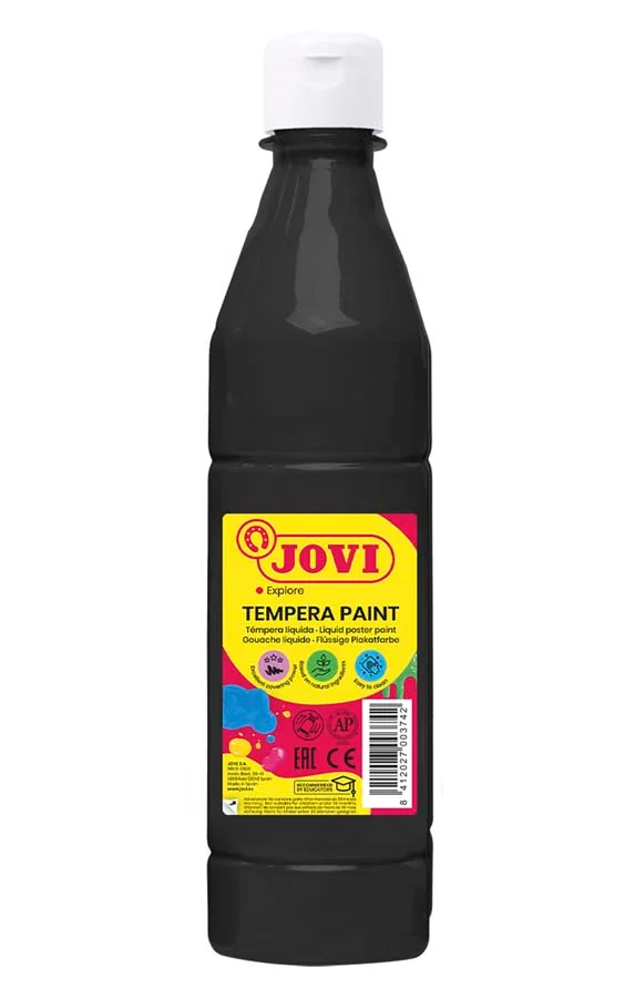 Témpera Jovi 500ml negre Témpera Jovi 500ml negre