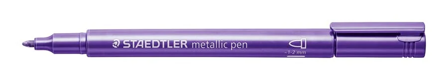 Retolador permanent Staedtler Metallic Pen violeta