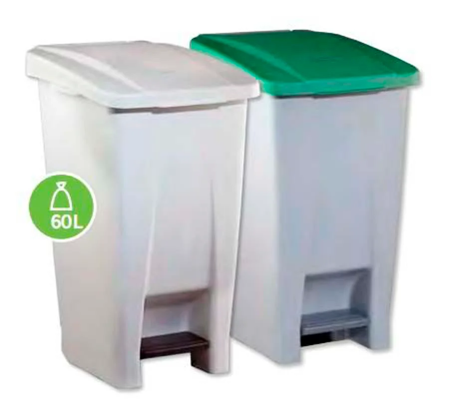 Contenedor Famesa 60L amb pedal - Tapa Vermella