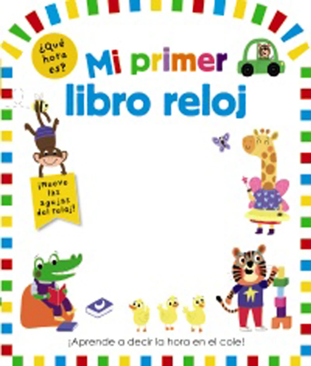 Este libro con un reloj incorporado permite a los pequeños aprender a decir la hora de una manera divertida. ¡Ayúdalos a mover las agujas para col...