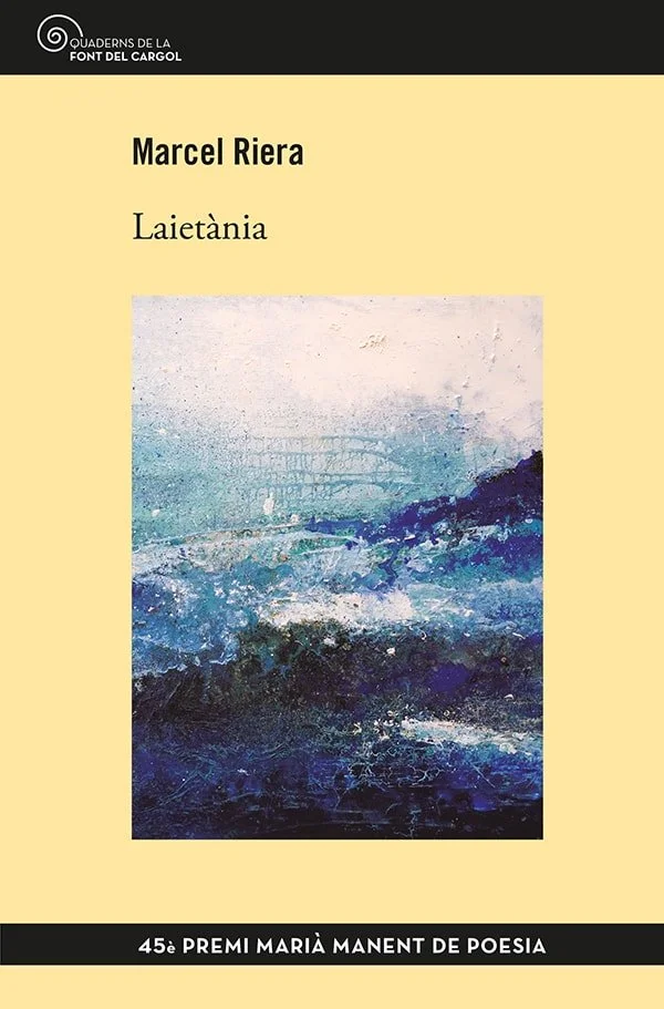 AMB AQUEST LLIBRE RIERA HA GUANYAT EL 45È PREMI MARIÀ MANENT DE POESIA, UN DELS MÉS VETERANS DE LA LITERATURA CATALANA. Condicionada per la històr...
