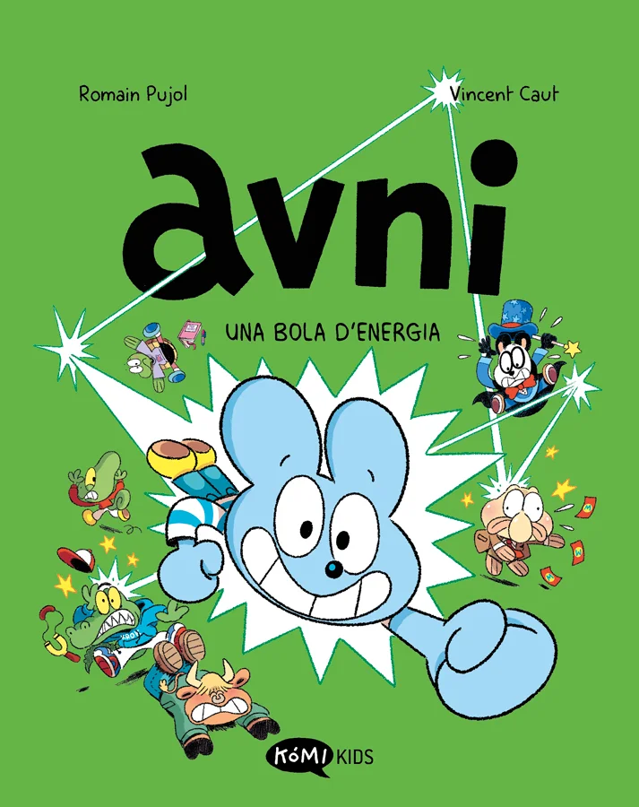 Quan l'Avni està content, és una bola d'energia! Però quan està trist, es converteix en tot el contrari: és una bola i prou, una bola rodona blava...