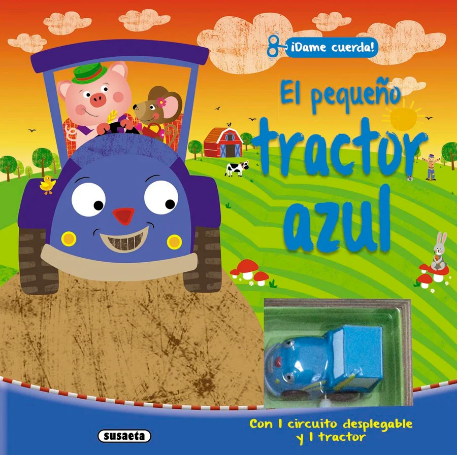 Ven a pasar un día en la granja con el ratoncito, el cerdito y el pequeño tractor azul. Podrás jugar con el tractor y ver cómo avanza por el circu...