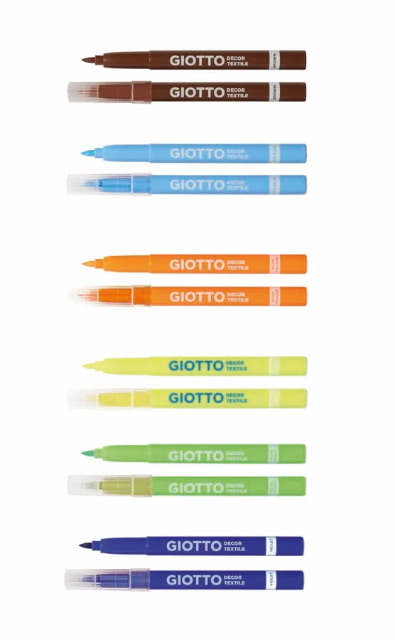 Retoladors tèxtils Giotto Decor 48u Retoladors tèxtils Giotto Decor 48u