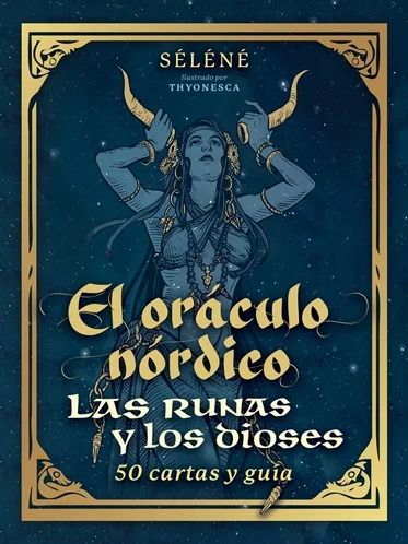 Un mazo de adivinación inspirado en la mitología nórdica<br><br>• Un mazo a color de 50 cartas que se centra en el alfabeto rúnico y las deidades ...