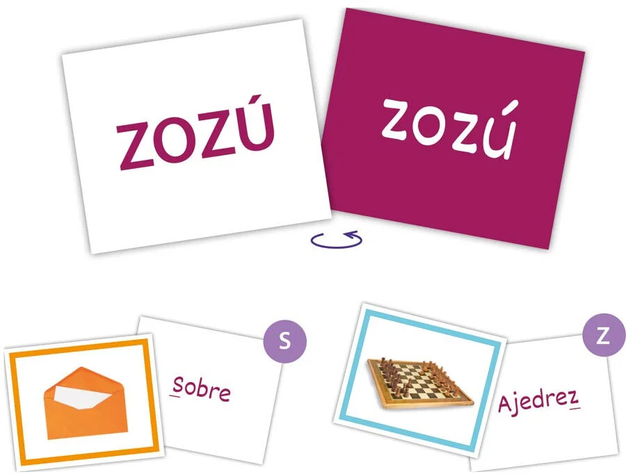Joc didàctic Akros Lecto - Bits Driscriminació S/Z Joc didàctic Akros Lecto - Bits Driscriminació S/Z