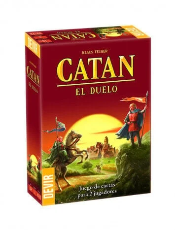 Catan El duelo és la versió, en format cartes, per a dos jugadors, del conegut joc Catan. L'objectiu és colonitzar l'illa i s'aconsegueix acumulan...