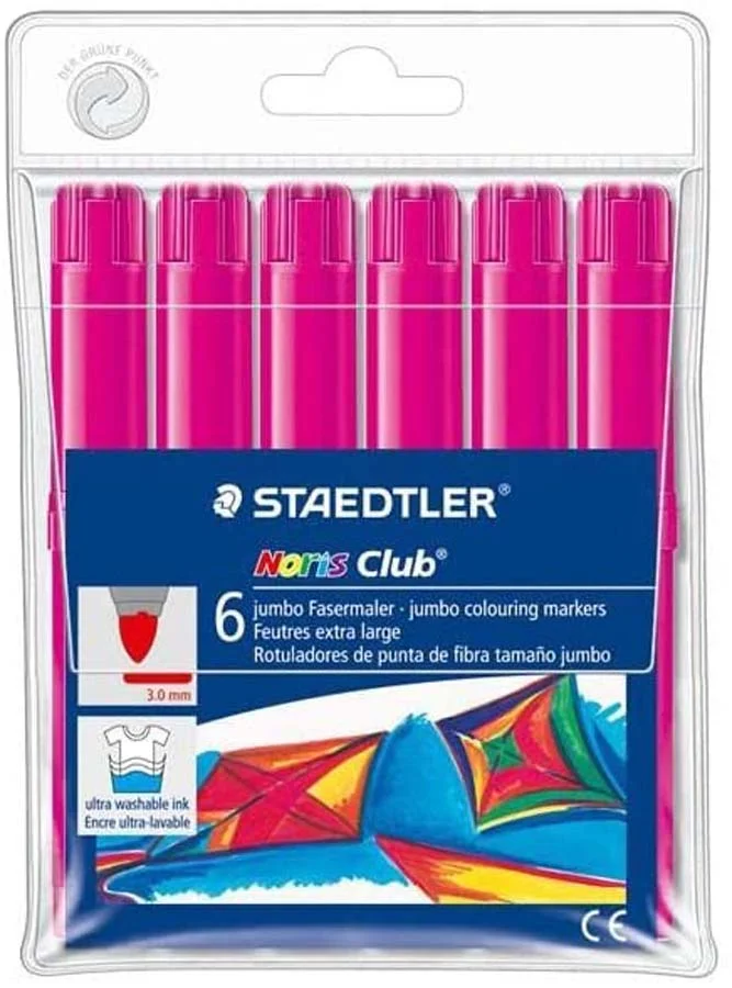 Retoladors Staedtler Noris 340 rosa 6u