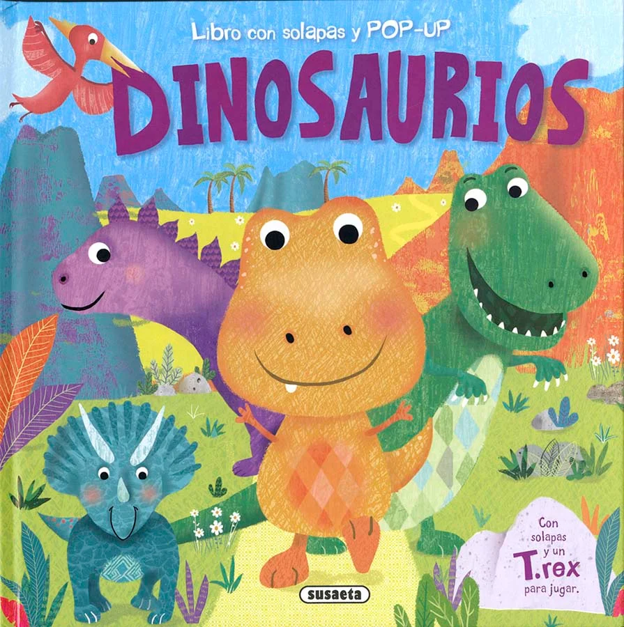 ¿Quién habrá debajo de las solapas? ¿Qué dinosaurio se ocultará? Adéntrate en este mundo prehistórico y descúbrelo mientras te diviertes con el po...