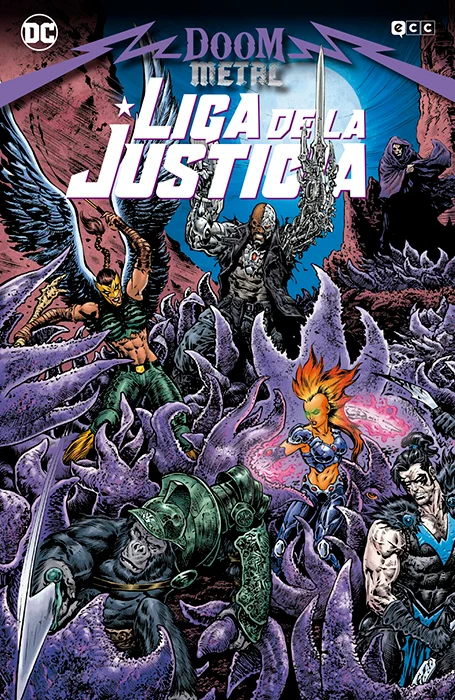 Todos los cruces de la colección Liga de la Justicia con Noches oscuras: Death Metal en un único recopilatorio escrito por el guionista Joshua Wil...