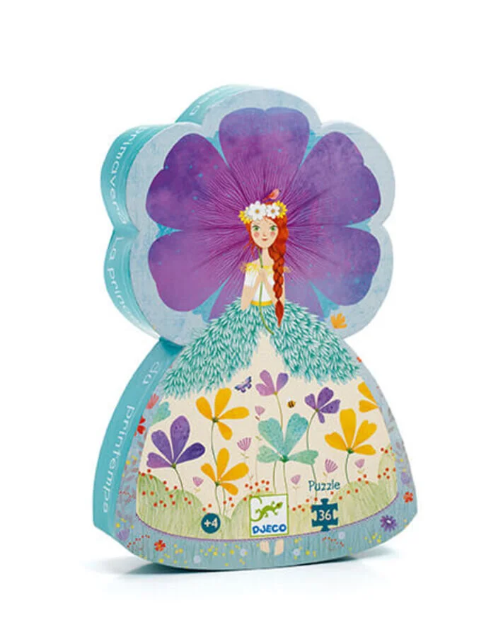 Puzle Silueta Princessa Primavera