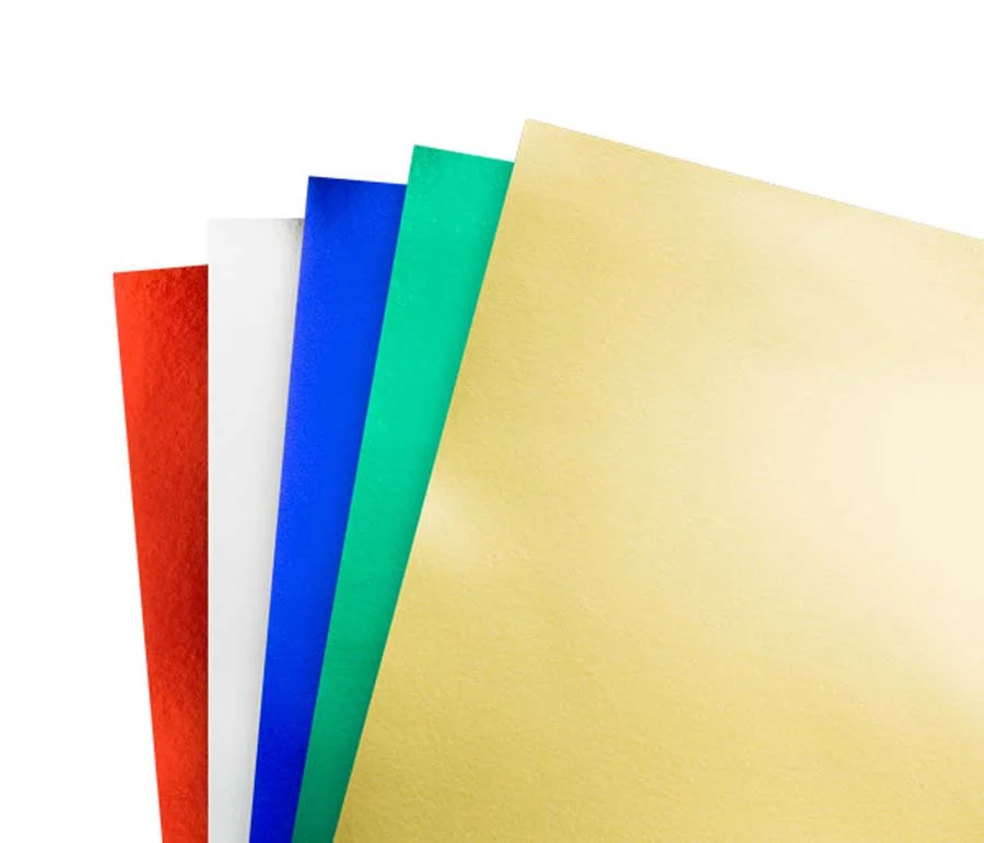 Cartolina Metal·litzada 50x65 blau