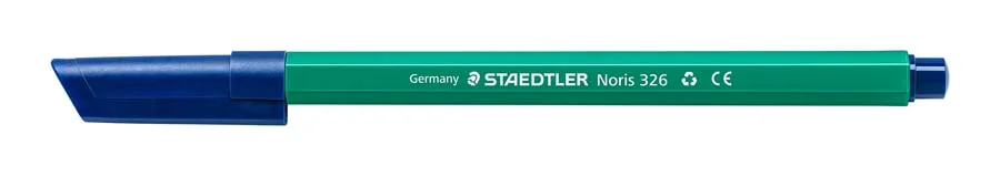 Retoladors Staedtler Noris 326 verd fosc 10u