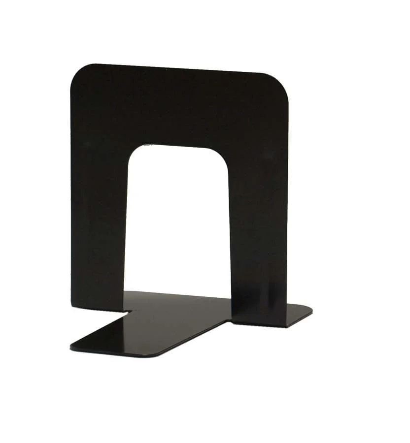<p><b>Recolza-llibres metàl·lic Office Box 127 mm (Joc de 2)</b><br><br>Parell de subjecta-llibres metàl·lics de mida mitjana, ideals per organitz...