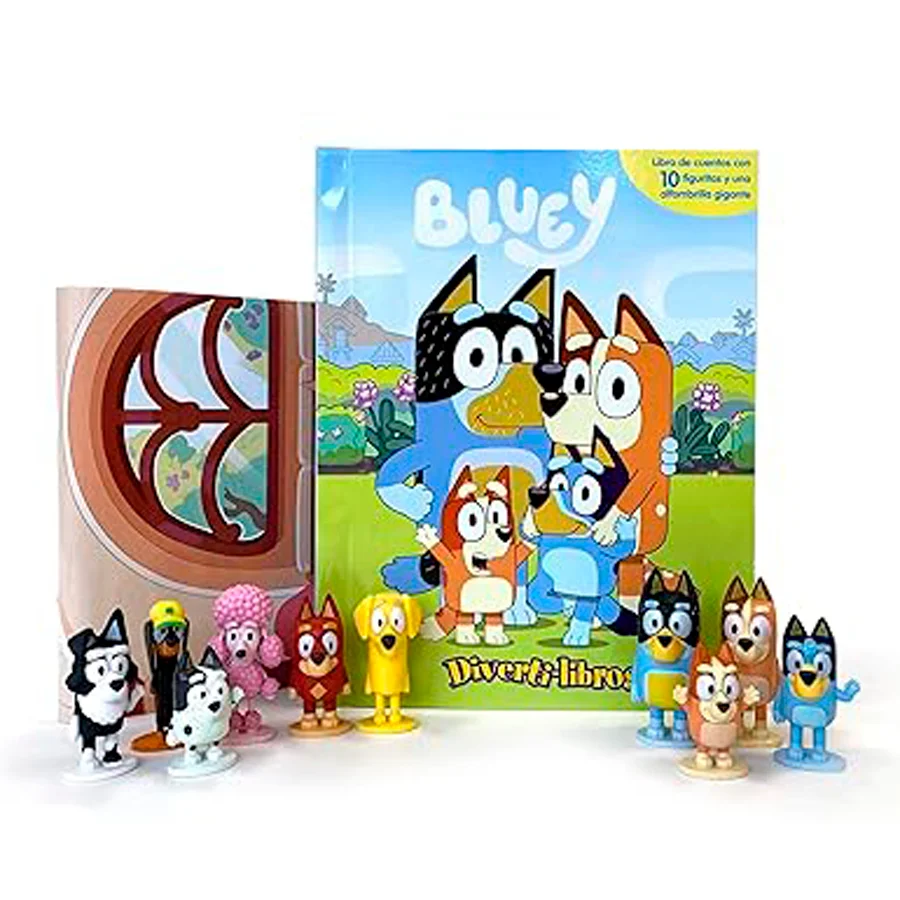 Diverti-Libros incluye ilustraciones a página completa, una historia atractiva, 10 figuras plásticas y un tapete de juego duradero, todo diseñado ...