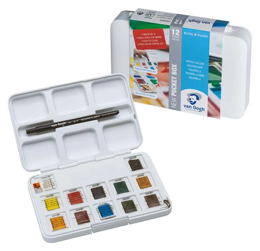 Aquarel·les Pocket Box Van Gogh 12 colors Aquarel·les Pocket Box Van Gogh 12 colors
