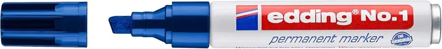 Retolador permanent Edding No.1 blau