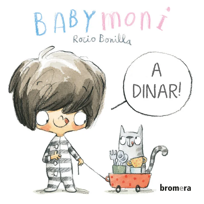És l'hora de dinar i Babymoni vol aprendre a parar taula. L'ajudes? Ha de preparar els plats, els coberts, les estovalles... No pot faltar-li res!