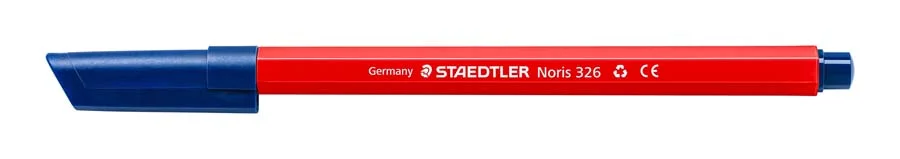 Retoladors Staedtler Noris 326 vermell 10u