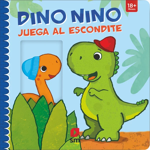 Dino Nino juega al escondite con sus amigos. ¿Dónde se esconde el pequeño dinosaurio?Un libro con lengüetas para que el niño desarrolle la psicomo...