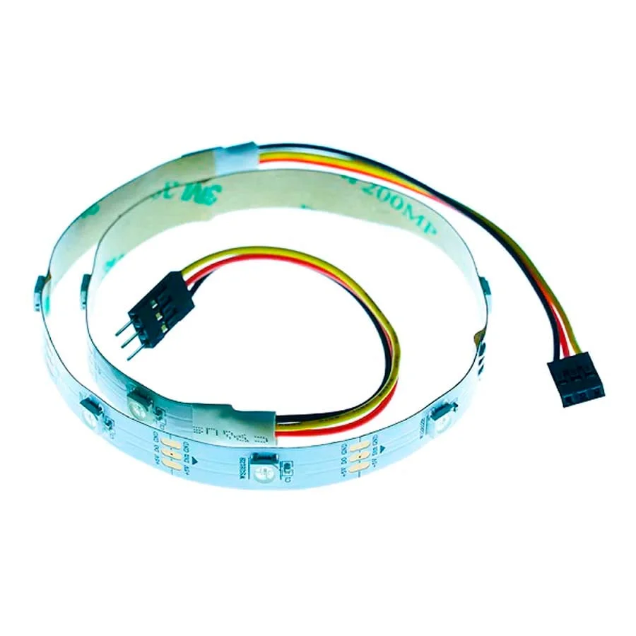 Tira de 10 Leds Neopixel amb connector GVS Tira de 10 Leds Neopixel amb connector GVS