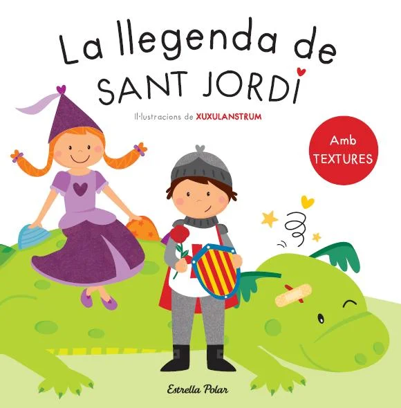 La llegenda de Sant Jordi. Amb textures La llegenda de Sant Jordi. Amb textures