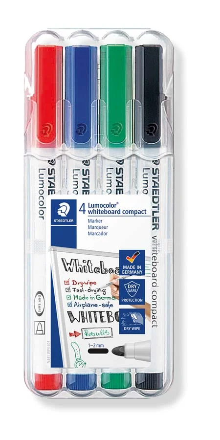 Retoladors pissarra blanca Staedtler 4 colors