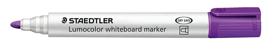 <p>Rotulador per a pissarra blanca <strong>Staedtler</strong>® Lumocolor 351. Retolador esborrable en sec sobre superfícies esmaltades com porcell...