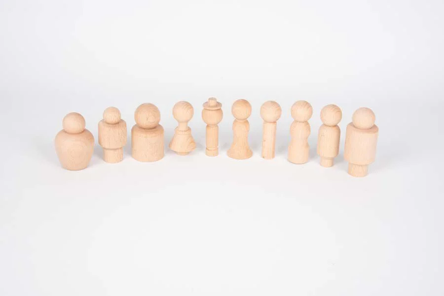 Figures comunitat fusta natural Figures comunitat fusta natural