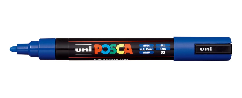 Retolador Posca PC-5M 1,8-2,5mm blau