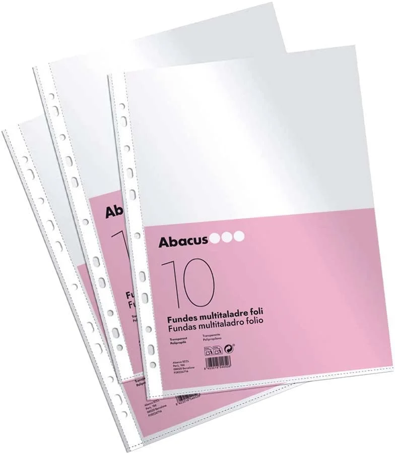 Bossa Foli transparent PP Abacus 10u Bossa Foli transparent PP Abacus 10u