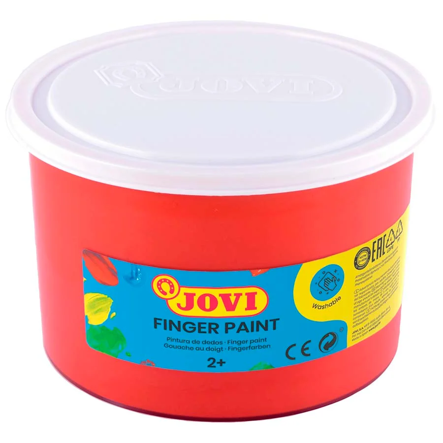 Pintura de dits Jovi 500ml vermell Pintura de dits Jovi 500ml vermell