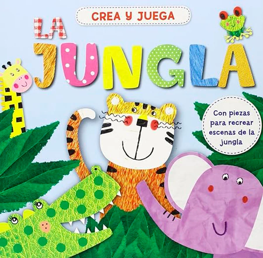 Un libro con cinco divertidos y sencillos troqueles para que los niños puedan montar sus animales favoritos y jugar con ellos: un tigre y su cría,...