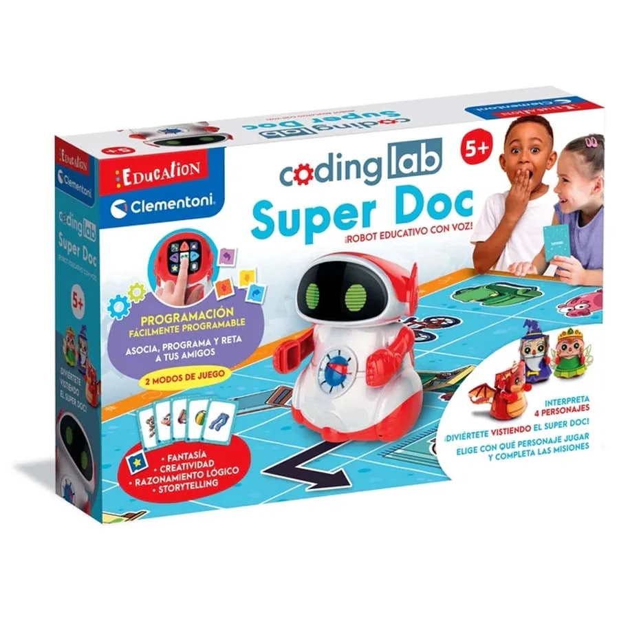 <p><strong>Super Doc</strong><br><br>El robot Super Doc introdueix els infants en els conceptes bàsics de la codificació de manera creativa i dive...