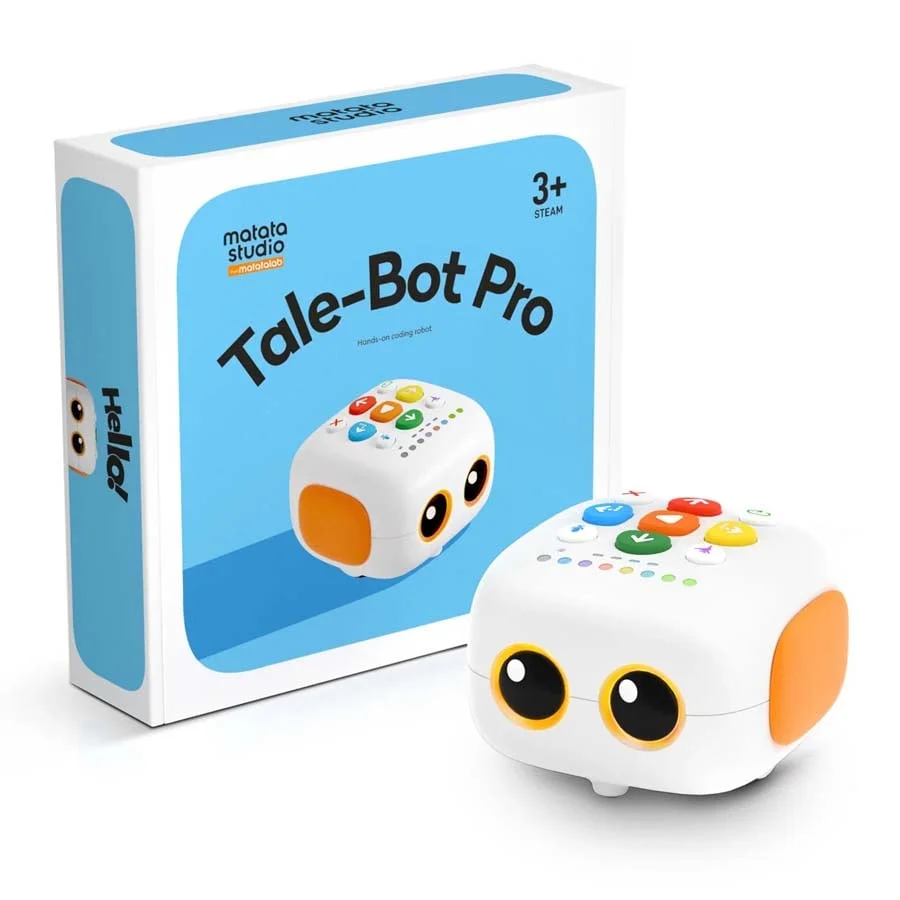 <p>Tale-Bot Pro es un pequeño robot desarrollado por Matatalab, ideal como una primera introducción a la robótica y los conocimientos STEAM (Cienc...