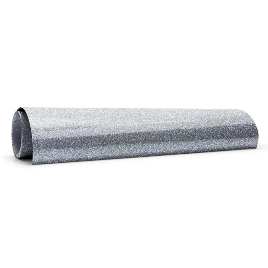 Xtra Vinil Smart Iron-On 24x48cm glitter plata