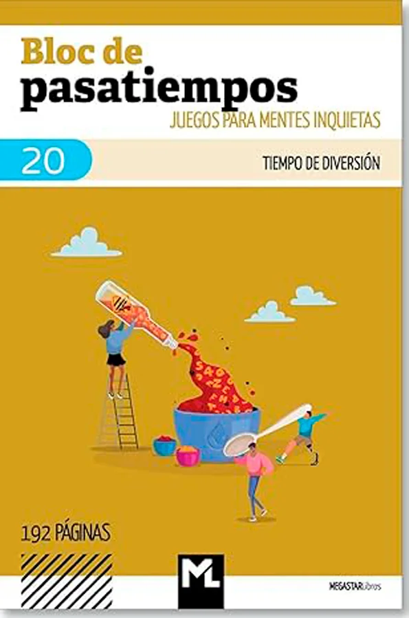 Disfruta de tus pasatiempos favoritos con el Bloc de pasatiempos de Megastar Libros, calidad garantizada. Descubre el resto de nuestros títulos pa...