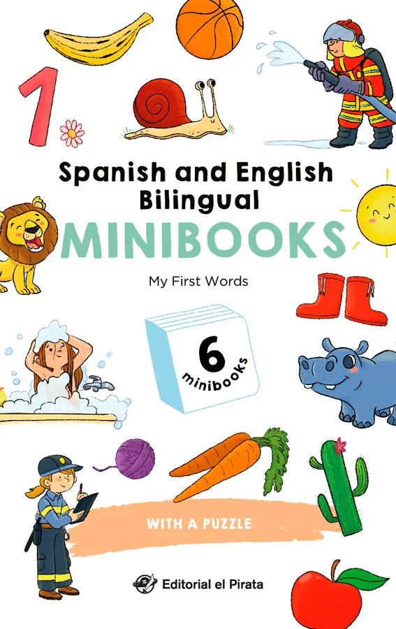 <p><strong>¡Aprende las primeras palabras en español e inglés con este lote de 6 fantásticos minilibros bilingües!</strong></p> <p>Descubre las pa...