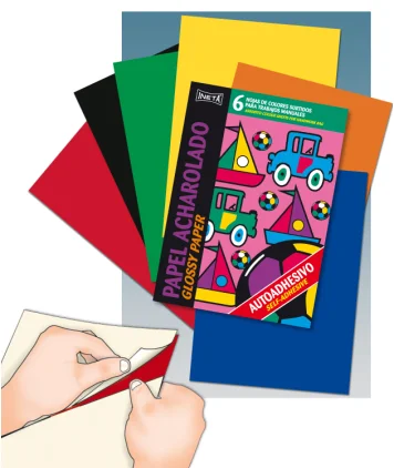 Paper xarol autoadhesiu Ineta A4 Paper xarol autoadhesiu Ineta A4