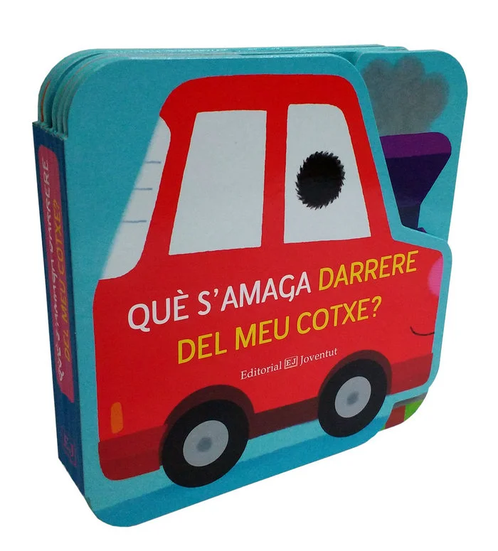 Darrere cada pàgina troquelada, el petit lector trobarà una pista de què s’amaga a la pàgina següent. Un llibre-joc molt resistent, amb colors viu...